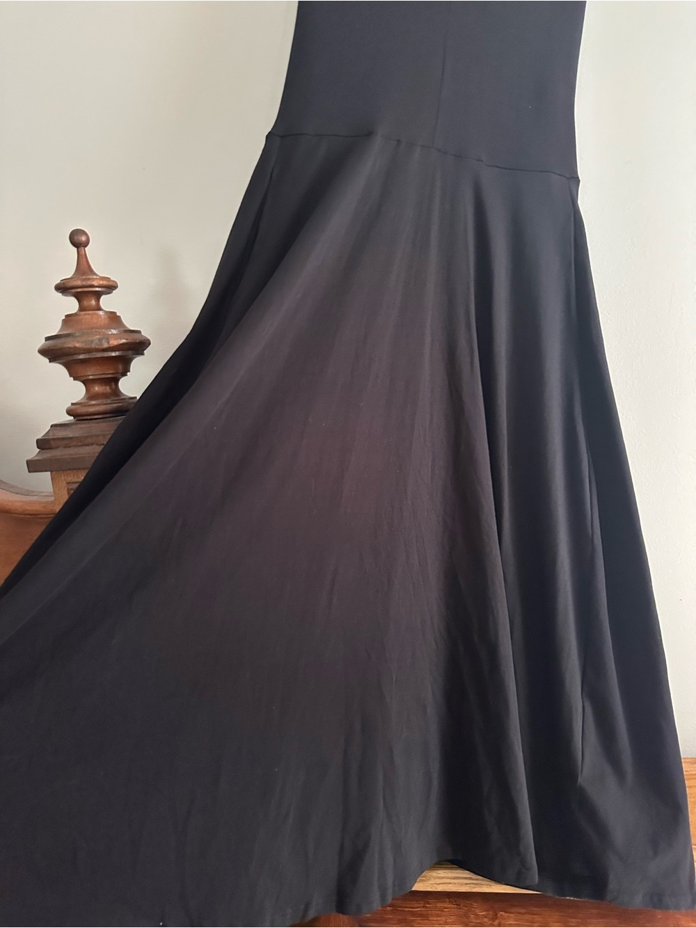 Pact • Organic Cotton Fit & Flare Modern Halter Dress in Black - Picture 4 of 9
